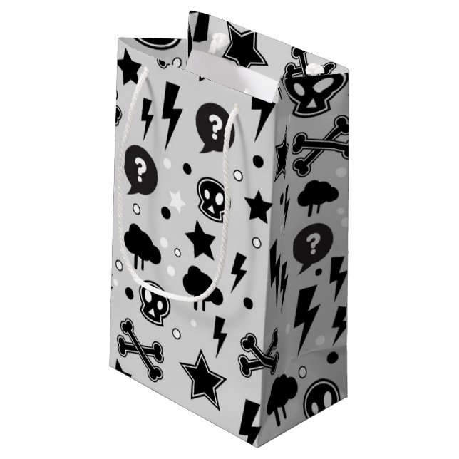 Petit Sac Cadeau Motif à la mode (Dos Angle)