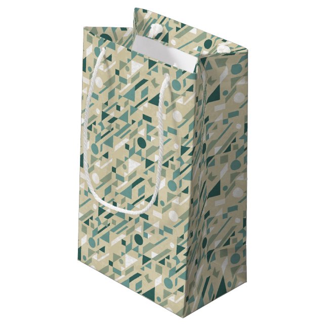 Petit Sac Cadeau Motif abstrait (Dos Angle)