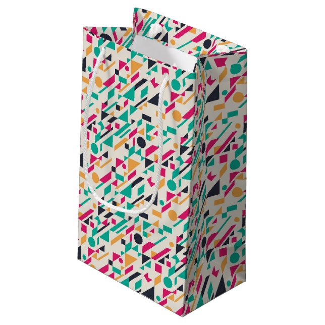Petit Sac Cadeau Motif abstrait 3 (Dos Angle)