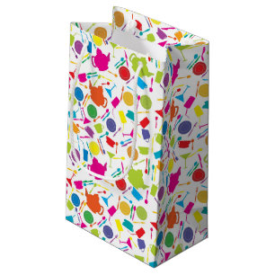 Petit Sac Cadeau Motif avec la substance de cuisine colorée
