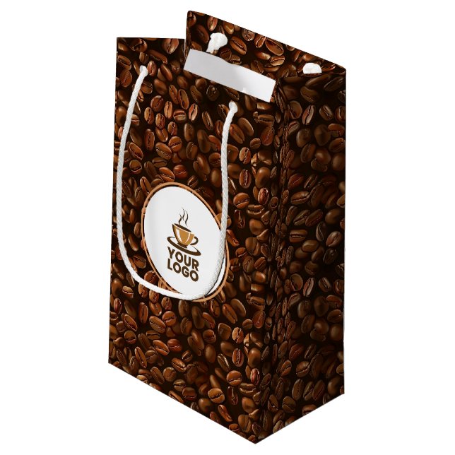 Petit Sac Cadeau Motif de café Marque Logo (Dos Angle)