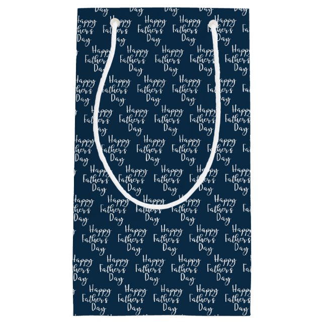 Petit Sac Cadeau Motif de Fêtes des pères heureux (Devant)