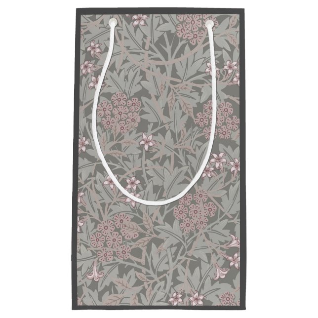 Petit Sac Cadeau Motif de fleur de jasmin de William Morris (Devant)