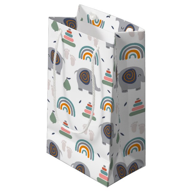 Petit Sac Cadeau Motif de jouets pour bébé mou (Devant Angle)