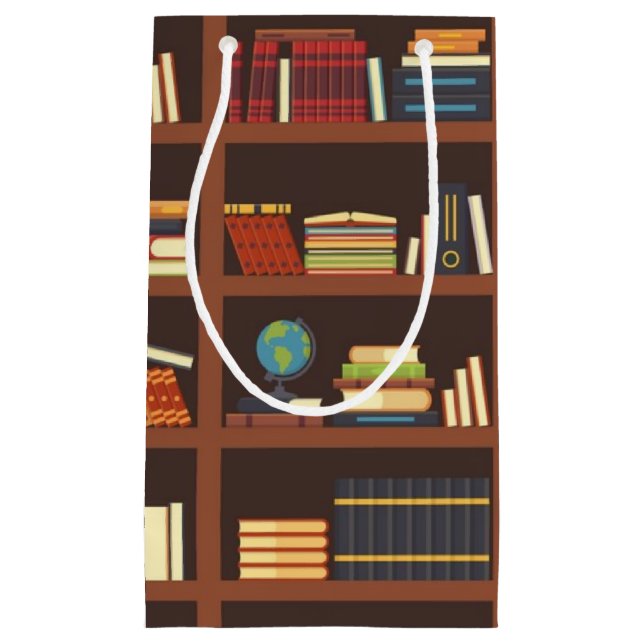 Petit Sac Cadeau Motif de livre (Devant)