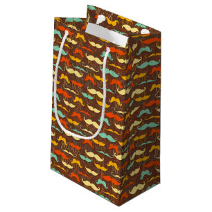 Petit Sac Cadeau Motif de moustache