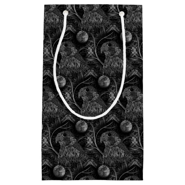 Petit Sac Cadeau Motif de Pleine lune Falcon (Devant)