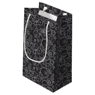 Petit Sac Cadeau Motif de roues dentées