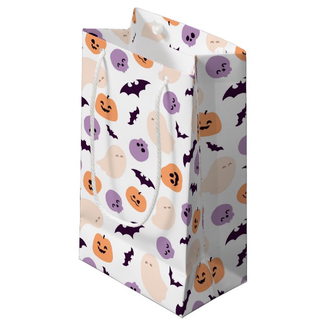 Petit Sac Cadeau Motif d'Halloween pour enfants amusants (Devant Angle)