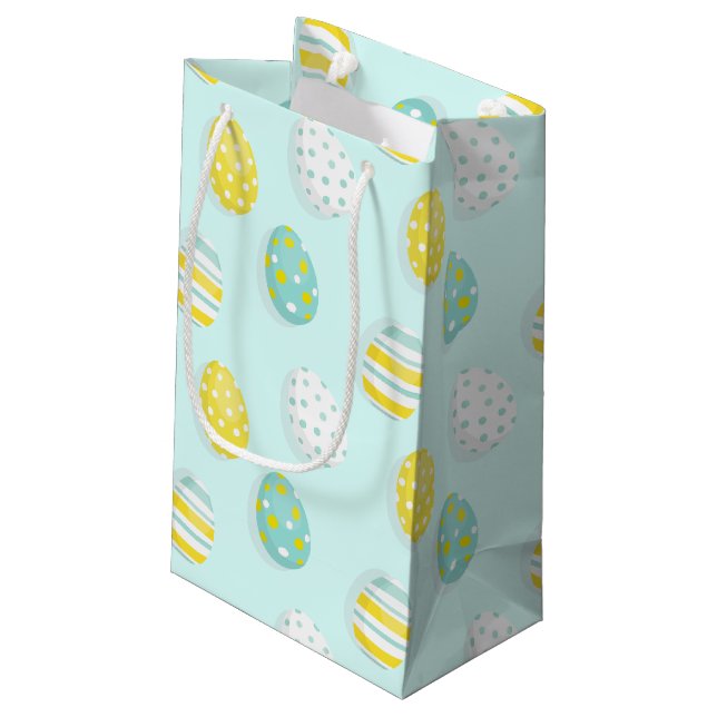 Petit Sac Cadeau Motif d'oeuf de Pâques joyeux  (Dos Angle)