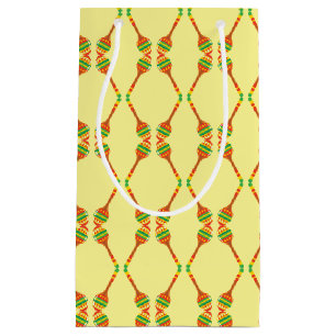 Petit Sac Cadeau Motif Festif Maracas