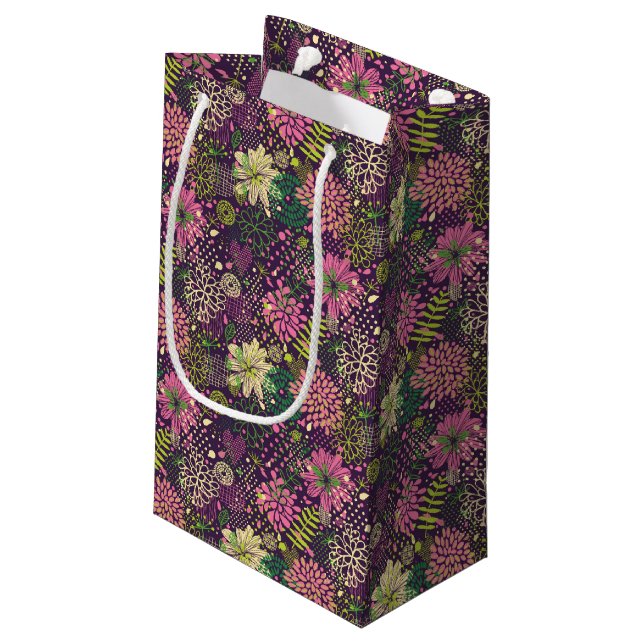 Petit Sac Cadeau Motif lumineux (Dos Angle)