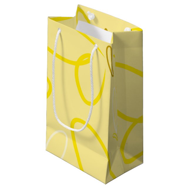 Petit Sac Cadeau Motif papillon (Devant Angle)