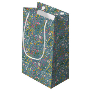 Petit Sac Cadeau Motif romantique abstrait avec la bande dessinée
