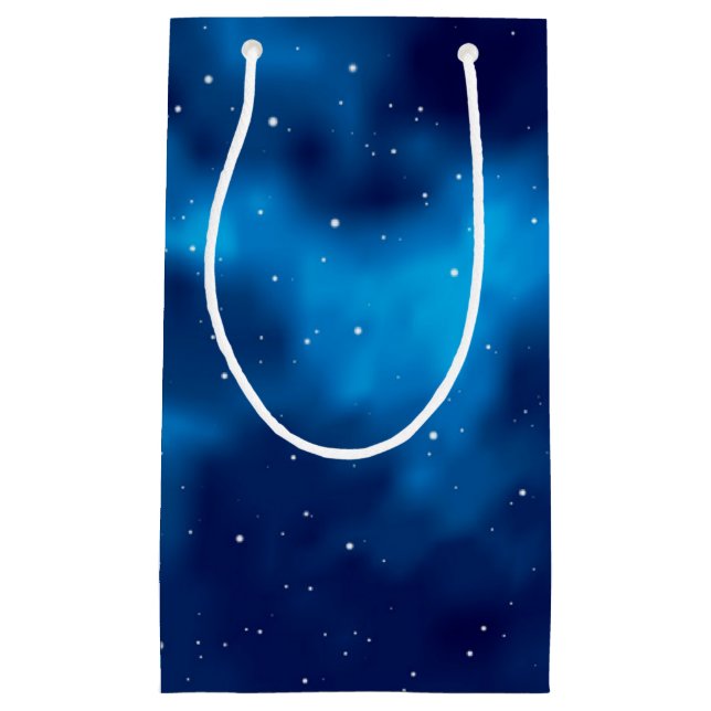 Petit Sac Cadeau Motif spatial (Devant)