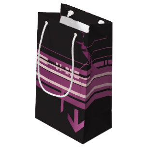 Petit Sac Cadeau Motif tramé technique