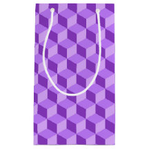 MOTIFS DE CUBE GÉOMÉTRIQUE PURPLE CLAIR