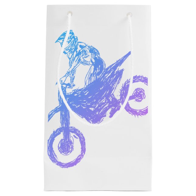 Petit Sac Cadeau Motocross (Devant)