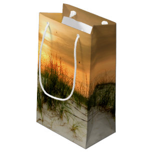 Petit Sac Cadeau Mouettes au lever de soleil