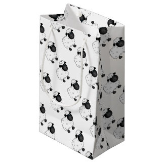 Petit Sac Cadeau Moutons de bébé pour la brebis