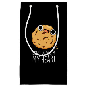 Petit Sac Cadeau N'allez pas Bakin Mon Coeur Funny Cookie Pun Dark 