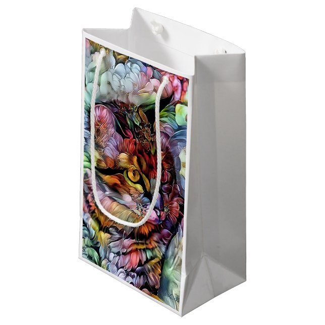 Petit Sac Cadeau Nari et les fleurs (Devant Angle)