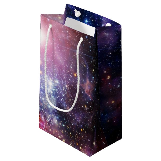 Petit Sac Cadeau Nébuleuse fraîche de galaxie (Devant Angle)