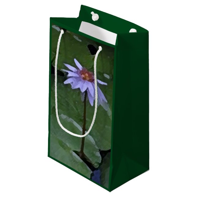 Petit Sac Cadeau Nénuphar (Devant Angle)