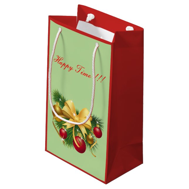 Petit Sac Cadeau Noël (Dos Angle)