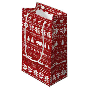 Petit Sac Cadeau Noël à Noël en Californie Motif Noël