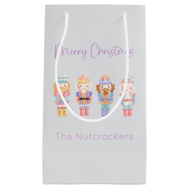 Petit Sac Cadeau Noël des noisettes (Devant)