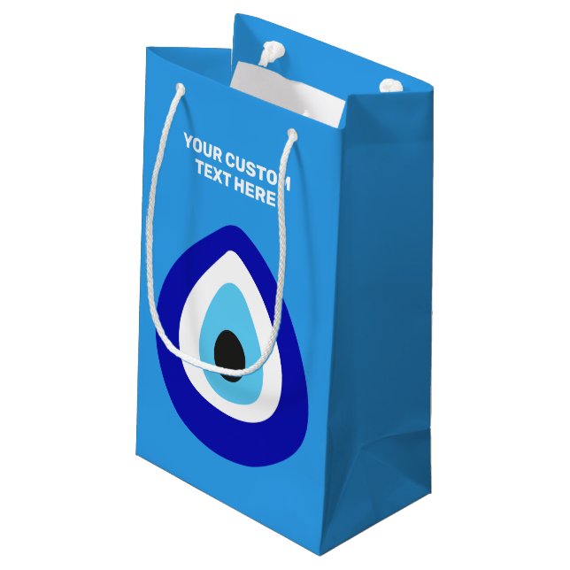 Petit Sac Cadeau Nom personnalisé Eye mal Nazar Amulet (Dos Angle)