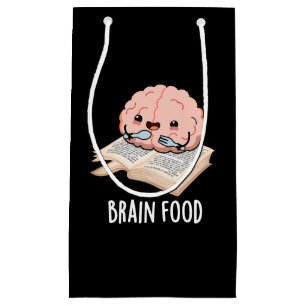 Petit Sac Cadeau Nourriture du cerveau amusant Anatomie jeu de mots