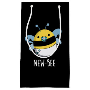 Petit Sac Cadeau Nouveau Bee Funny Newbie Pun Bug Pun Dark BG