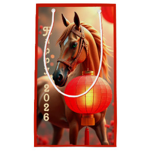 Petit Sac Cadeau Nouvel an chinois personnalisé 2026