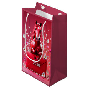 Petit Sac Cadeau Nouvel an chinois personnalisé 2026