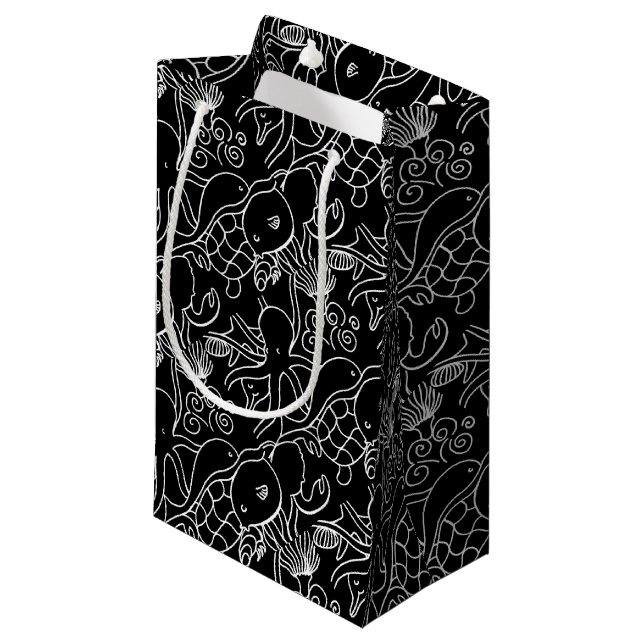 Petit Sac Cadeau Nuit (Devant Angle)