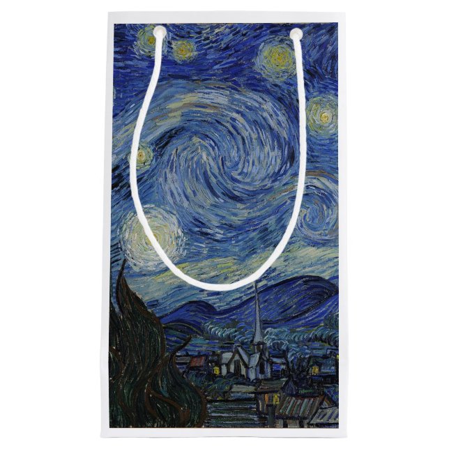 Petit Sac Cadeau Nuit étoilée (Devant)