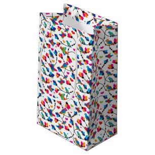 Petit Sac Cadeau oiseau coloré mignon de perroquet