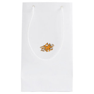 Petit Sac Cadeau Orange jaunâtre, Jaune orangé