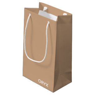 Petit Sac Cadeau Oryx brown beige color name