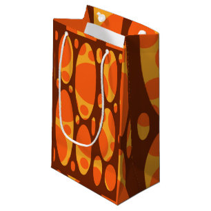 Petit Sac Cadeau Ovales stratifiés des années 1970