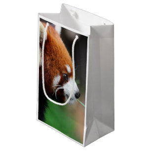 Petit Sac Cadeau Panda rouge