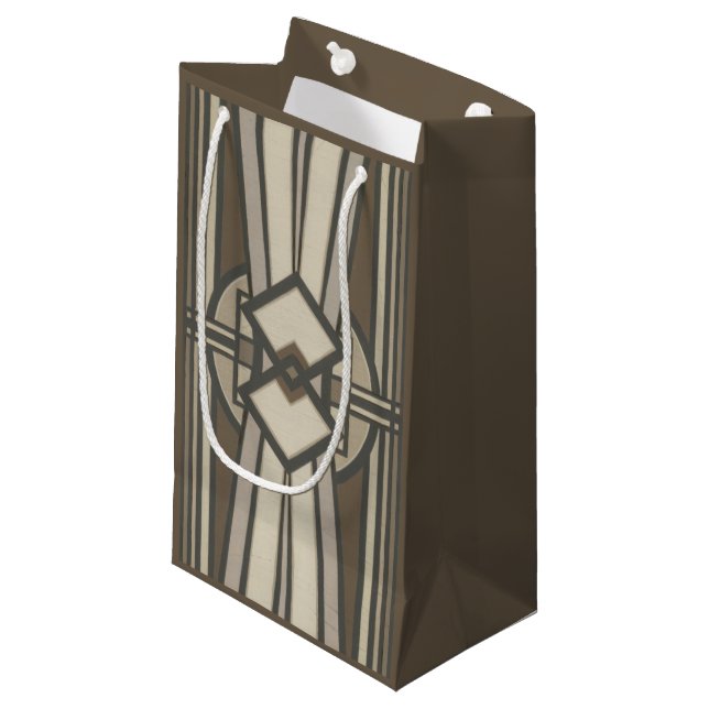 Petit Sac Cadeau Panneau neutre I de Deco (Devant Angle)