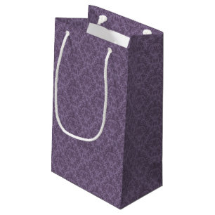 Petit Sac Cadeau Papier peint pourpre de luxe