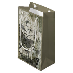 Petit Sac Cadeau Papillons Arabesques I