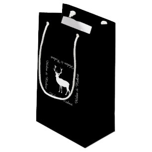 Petit Sac Cadeau Partie de mâle - dessin élégant d'un mâle