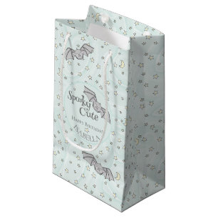 Petit Sac Cadeau Pastel Mint Bats Éffrayant Cute