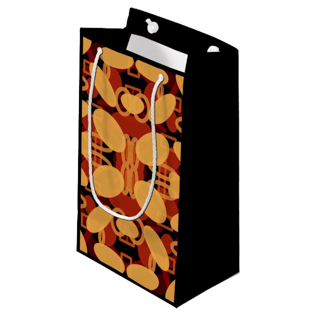 Petit Sac Cadeau Paysage du sud-ouest du désert Couleurs Art Abstra (Devant Angle)