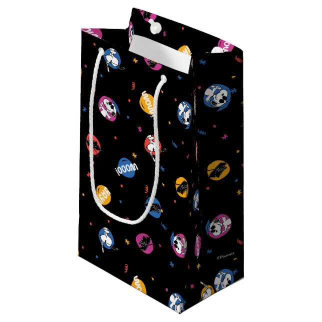 Petit Sac Cadeau Peanuts Snoopy Graduation Celebration Pattern (Devant Angle)